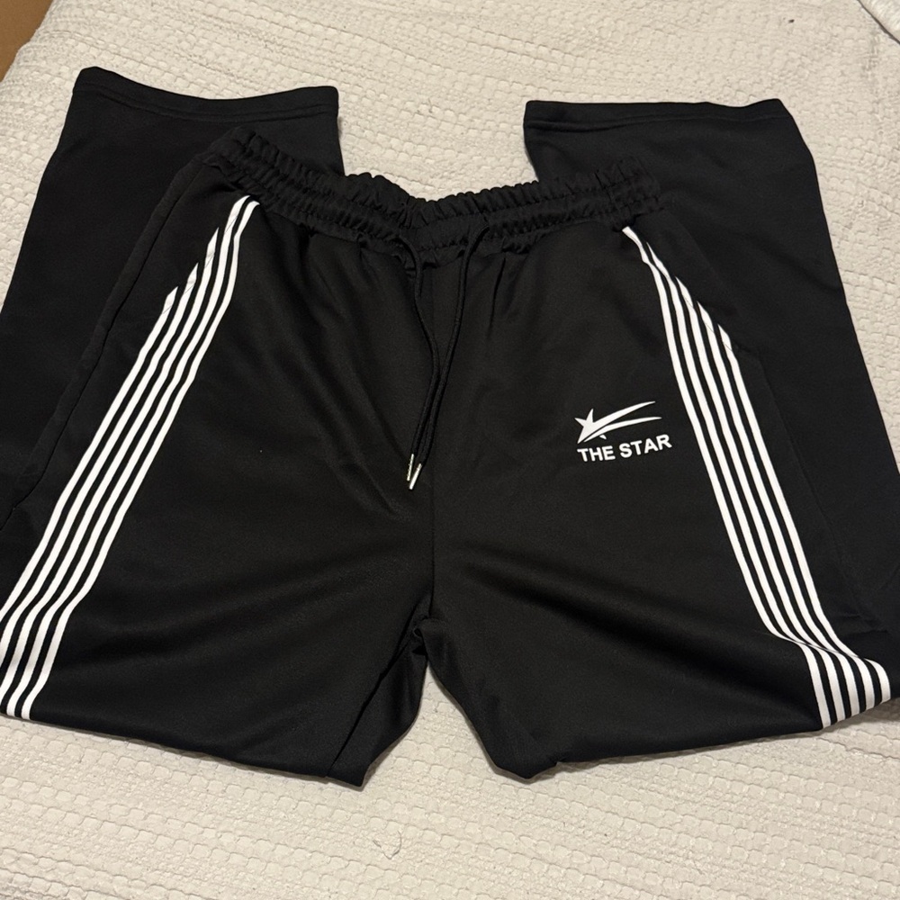 The Star Black Track Pants. M - Picture 4 of 4